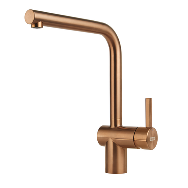 Atlas Neo - Eéngreepsmengkraan met zwenkbare uitloop / Side lever / Koper