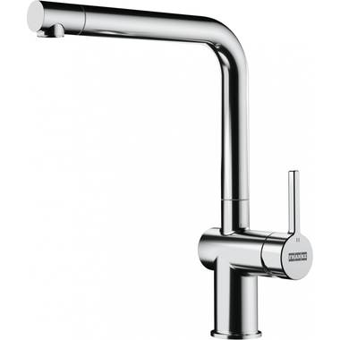 Active L - Eéngreepsmengkraan L met zwenkbare uitloop / Side lever / Chroom