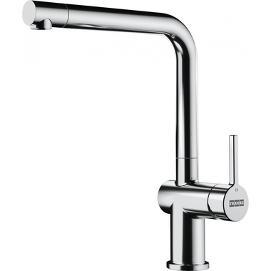 Active Window - Vensterkraan L met zwenkbare uitloop / Side lever / Chroom