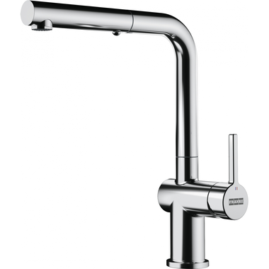 Active Window - Vensterkraan L met uittrekbare uitloop / Side lever / Chroom