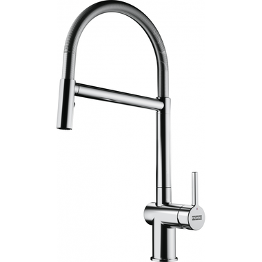 Active - Eéngreepsmengkraan met beweegbare uitloop / Side lever / Chroom