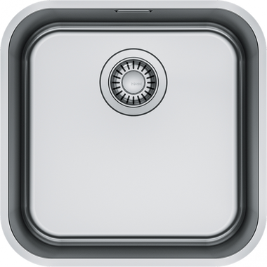 SMART - Onderbouwspoelbak / 427 x 427mm / Manuele Lediging / RVS