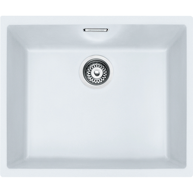 Sirius - Onderbouwspoelbak / 525 x 440 mm / 1 bak / Effen Wit