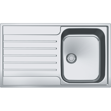 Argos - Vlakbouw- <(>&<)> SlimTopspoeltafel / 860 x 510 mm / 1 bak / Glad / Omkeerbaar