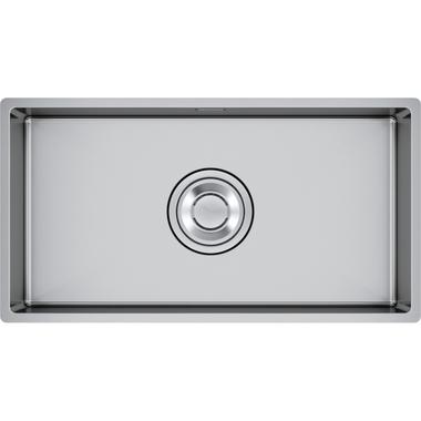 BOX DRAIN SILENT - Vlakbouwspoelbak / SlimTop / Onderbouw / 800 x 410 mm / RVS glad