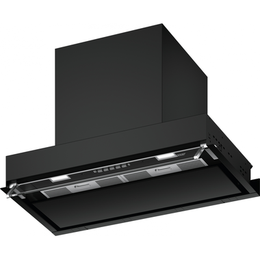 STYLE PRO - Inbouwdampkap rvs/zwart, 600 mm