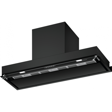 STYLE PRO - Inbouwdampkap rvs/zwart, 900 mm