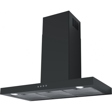 Format High - Wanddampkap / 900 mm / Zwart