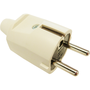 Stekker pvc 2pol+a 10-16a wit ip20
