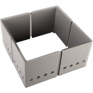 Ninka cuisioflex ladeindeling grijs (set van 2 st)