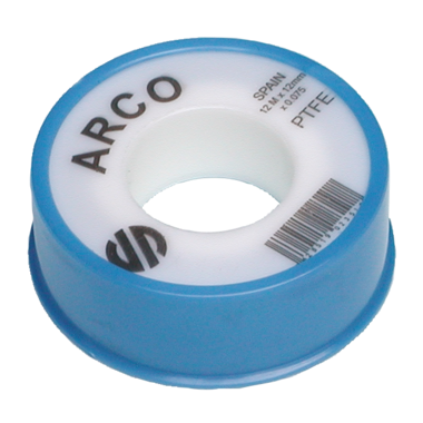 Rolletje teflon 12mm x 0,75mm x 12m