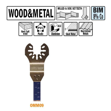 10mm Small duikzaagje hout/metaal bim 8% co/i=28 /h=10/z=18
