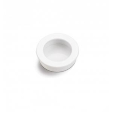 Inkapschelp rond zmk diam 40mm wit