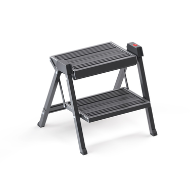 Hailo step-fix keukentrapje antraciet/zwart