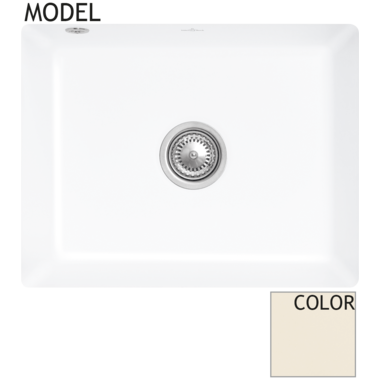 V&B 3310.01.kr subway 60 su creme glanzend