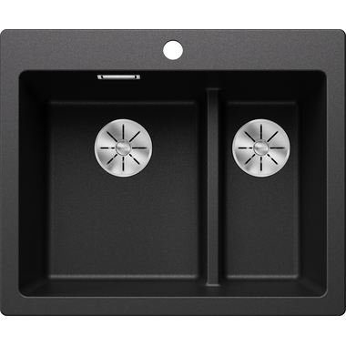 Blanco spoeltafel pleon 6 split antraciet man.