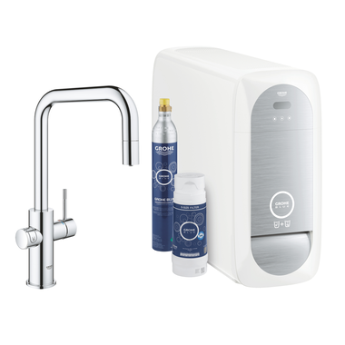 Grohe blue home c&s u chroom uittrekbaar