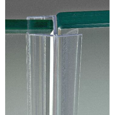 Dichting met h-aanslag l2200mm voor glas 10/12 mm
