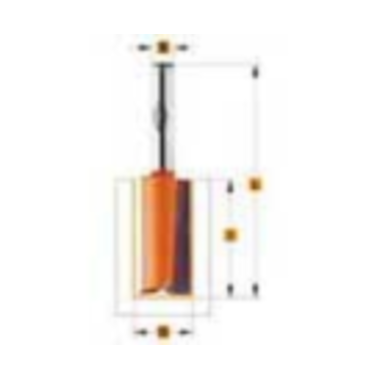 Rechte frees d=12 mm i=31 l=60 hw