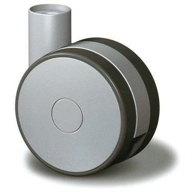 Dubbel wiel speedy 60mm (zonder plaat)