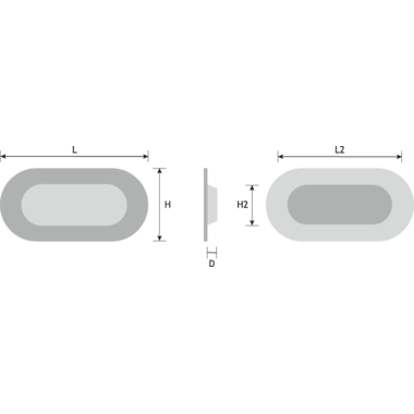 Komgreep BANGUI OVAL