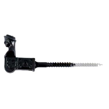 Sluiting vr blinden 0116 gm zwart plast.