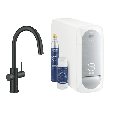Grohe blue home c zwart uittrekbaar