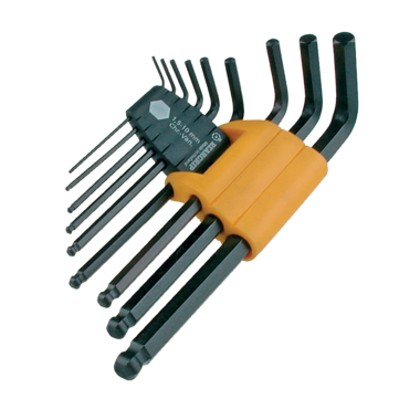 Stiftsleutelset kogelkop swing pack lang n2346 9-d elig