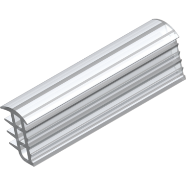 Dichtingsrubberprofiel voor spiegelpaneel