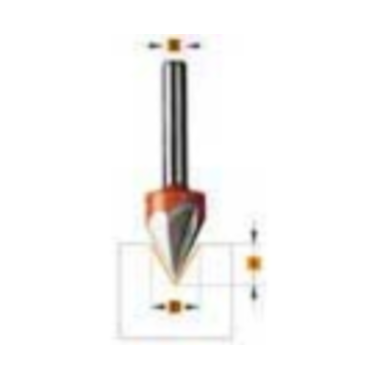 Letterfrees met laser point 60° d=12,7 i=11 z=3