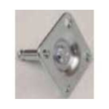 Bevestigingsplaat 47x47mm vr dubbel wiel speedy