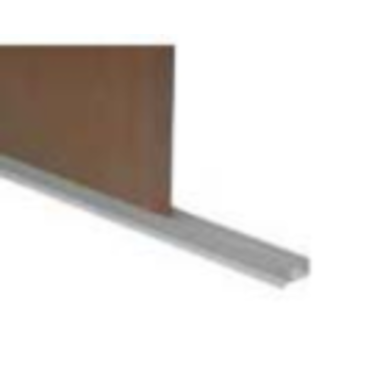 U-profiel 4 meter voor plinten 16/18mm