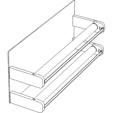 Miro M aluminiumfolie rolhouder