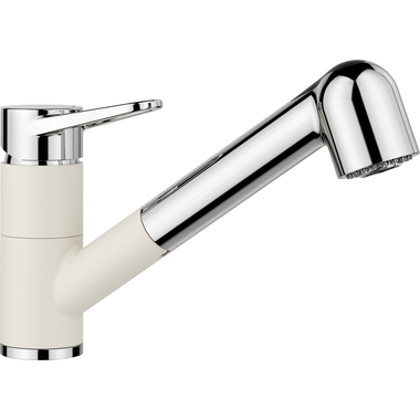 Blanco Wega-S II chroom/zacht wit