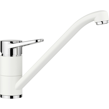 Blanco Wega II chroom/Silgranit-wit