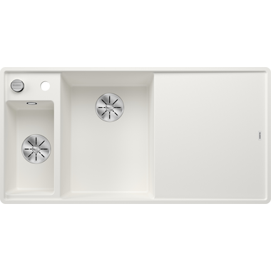 Blanco Axia III 6 S-F links wit automatische bediening