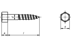 Houtdraadbout 8mm verzinkt 8 x 80