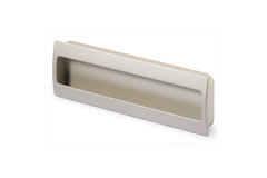 greep om in te laten Misnia, boorafstand 160, L 180 mm, B 54 mm, H 18.5 mm, Vernikkeld mat finish