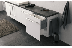 Hailo Laundry Carrier bad k.60 33l+4l grijs