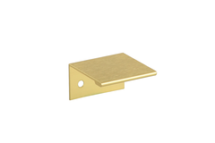 Hoekgreep alu/geborsteld goud 40x42,2x25 ba: 24mm
