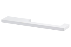 Greep drimo 160mm aluminium / wit asymmetrisch