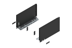 Legrabox zijkant l+r  c  300mm carbon zwart