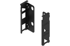 Rugwandhouder l+r legrabox m  carbon zwart