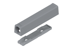 Tip on lange adapterplaat platinagrijs