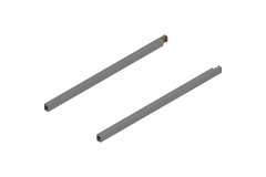Relingset merivobox 450mm l+r indiumgrijs