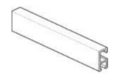 Stas minirail alu 300cm