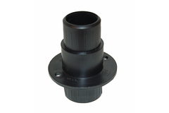 Verlengstuk regelpoot korrekt zwart 71844 met ring