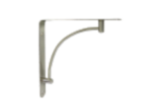Plankdrager vario-line 22cm rvs look