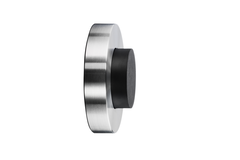 Wanddeurstop d:60mm x22mm rvs geborsteld