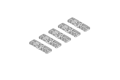 Hawa bev.set onderrail (5 stuks) voor Junior/Ordena